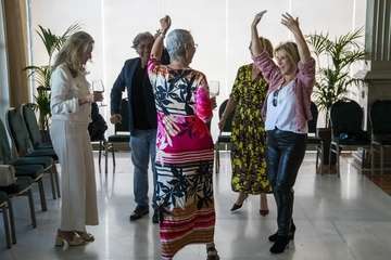 Los farmaceúticos de Las Palmas reconocen a las teldenses Pino Oliva y Mercedes Martín por sus 50 años de colegiada/TA.